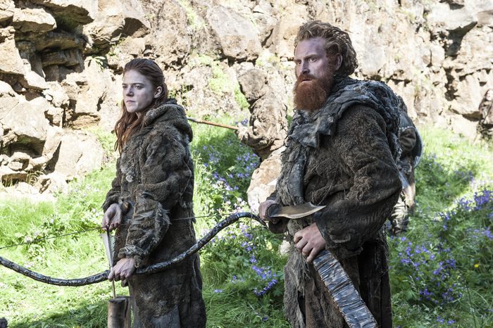 Tormund Giantsbane and Lyanna Mormont from Game of Thrones