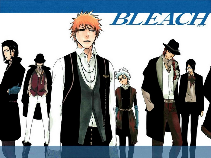 Bleach characters in formal attire