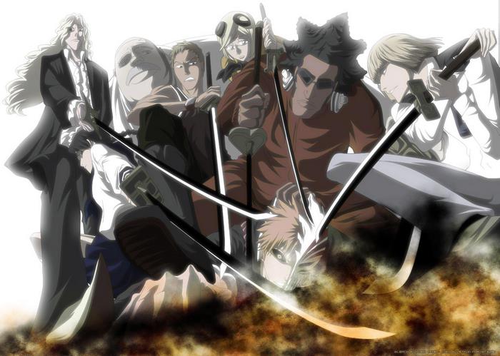 Shinji Hirako and other Bleach characters