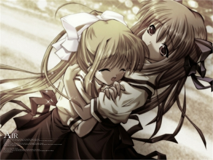 Misuzu Kamio and Minagi Tohno from Air