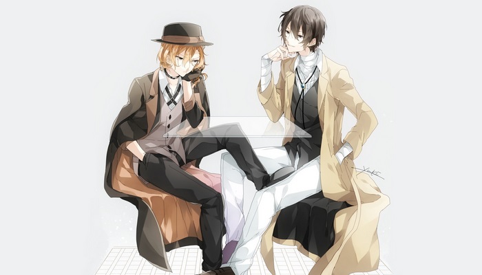Osamu Dazai and Chuuya Nakahara from Bungo Stray Dogs