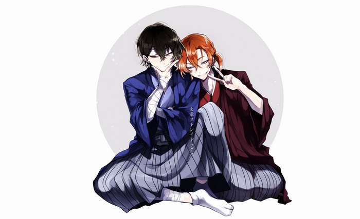 Osamu Dazai and Chuuya Nakahara from Bungo Stray Dogs