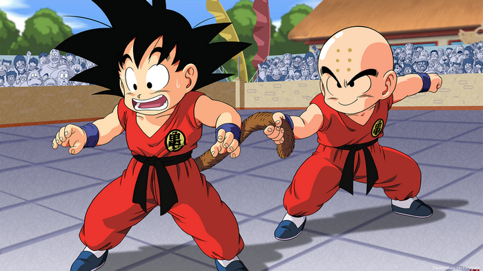 Goku and Krillin from Dragon Ball