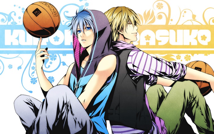 Tetsuya Kuroko and Taiga Kagami from Kuroko's Basketball