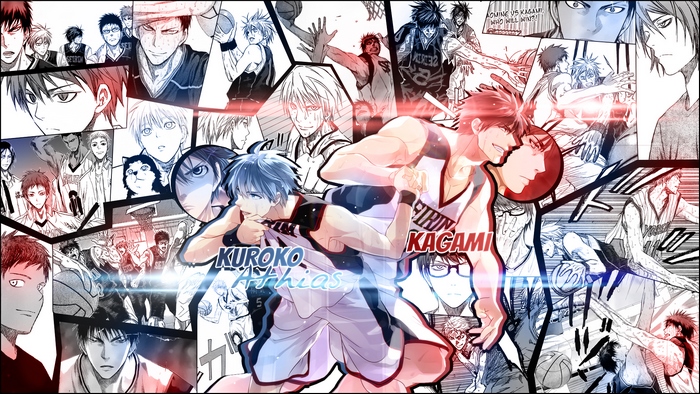 Kuroko and Kagami from Kuroko's Basketball