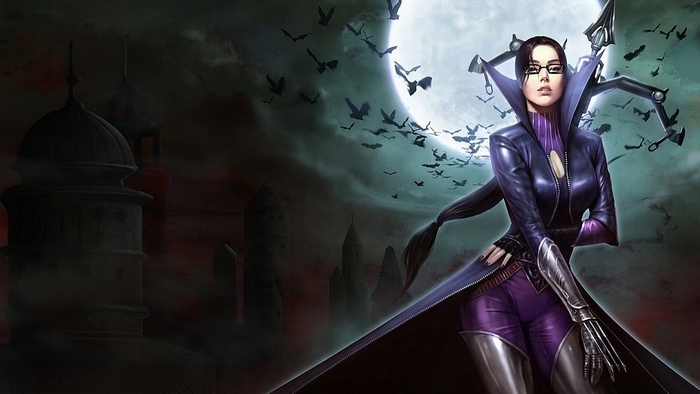 Vayne from League of Legends with crossbow