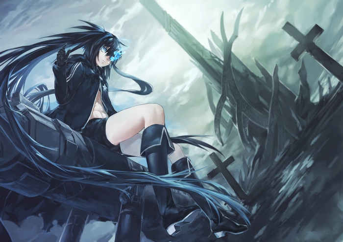 Black Rock Shooter from Black Rock Shooter