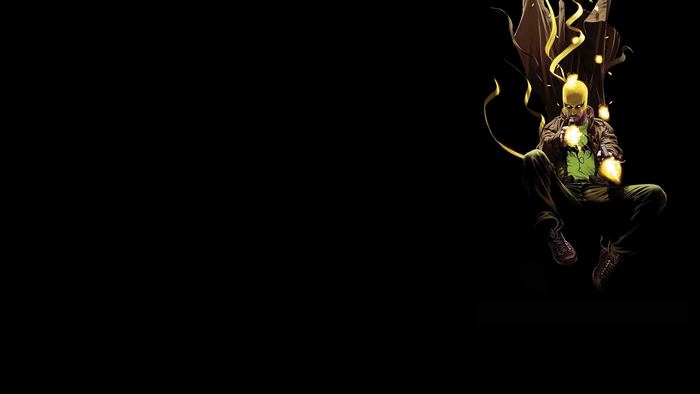 Iron Fist shooting energy blasts