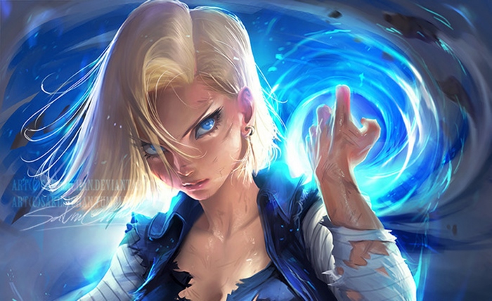 Android 18 from Dragon Ball