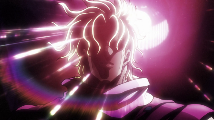Dio Brando Mysterious Blonde Anime Silhouette