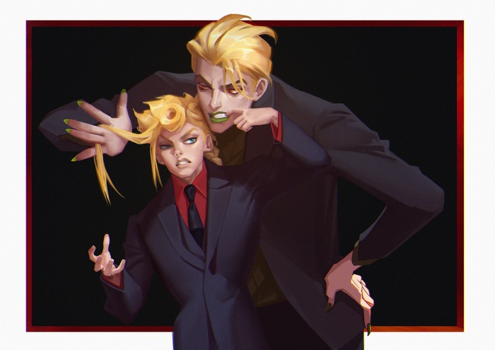 Dio Brando from JoJo's Bizarre Adventure