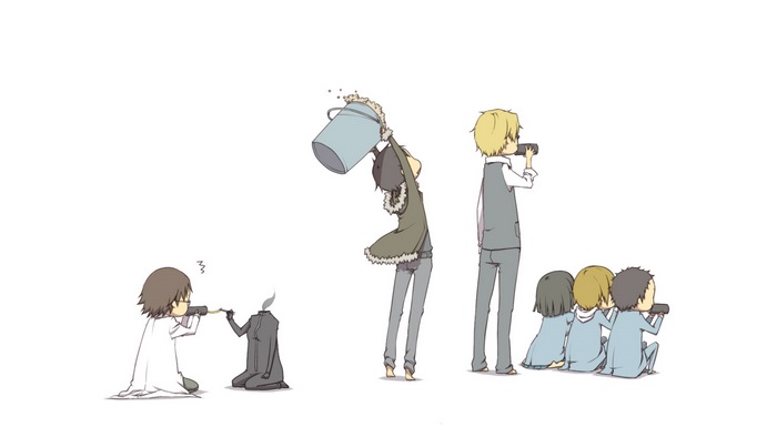 Izaya Orihara and friends