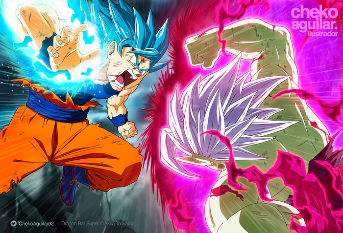 Goku vs Zamasu from Dragon Ball Super