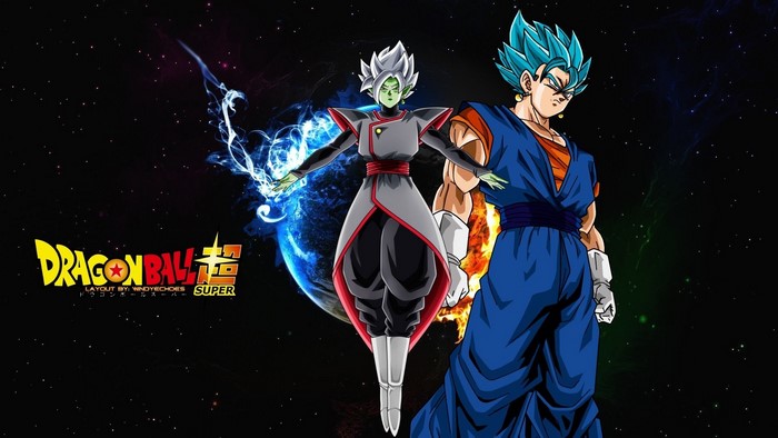 Zamasu and Vegito from Dragon Ball Super