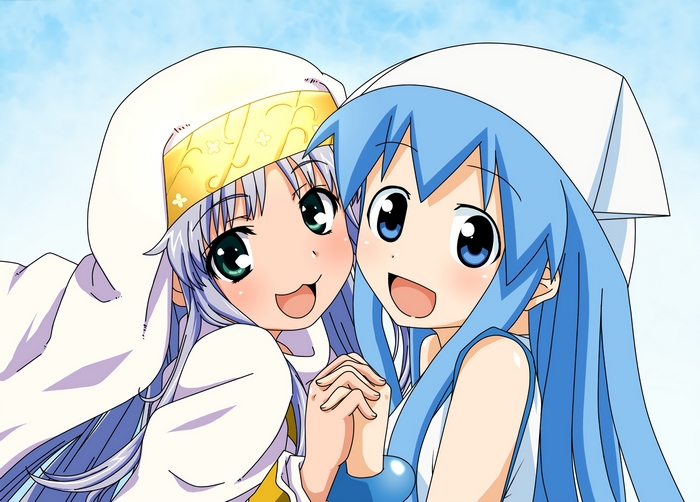 Ika Musume and Index from A Certain Magical Index