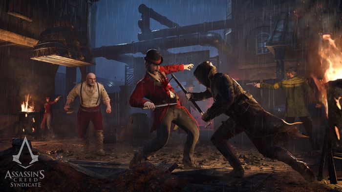 Jacob Frye from Assassin's Creed Syndicate in a fight