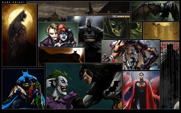 Batman and Bane from The Dark Knight