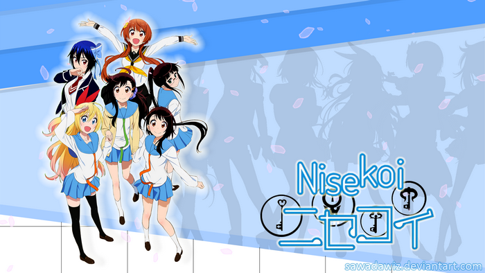 Nisekoi characters wallpaper