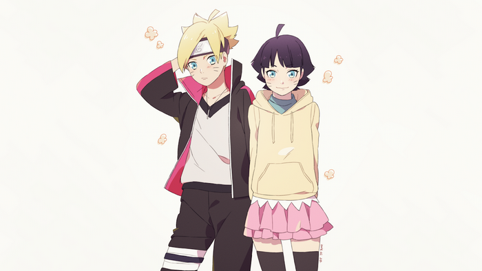 Boruto and Himawari Uzumaki from Naruto