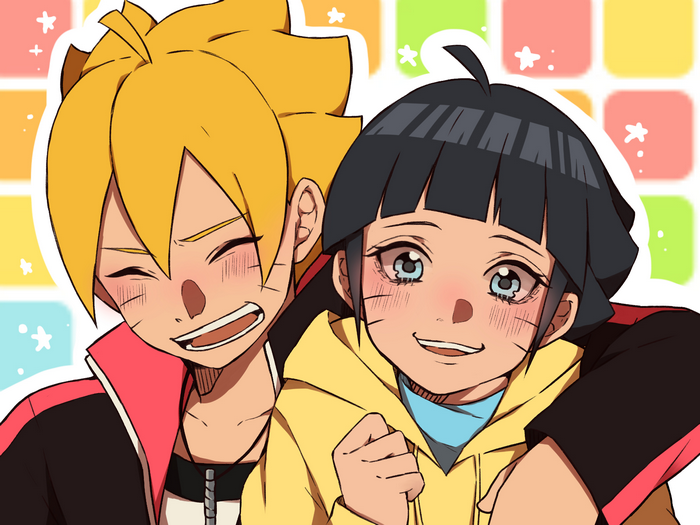 Boruto and Himawari Uzumaki from Naruto