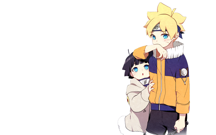 Boruto and Himawari Uzumaki from Naruto
