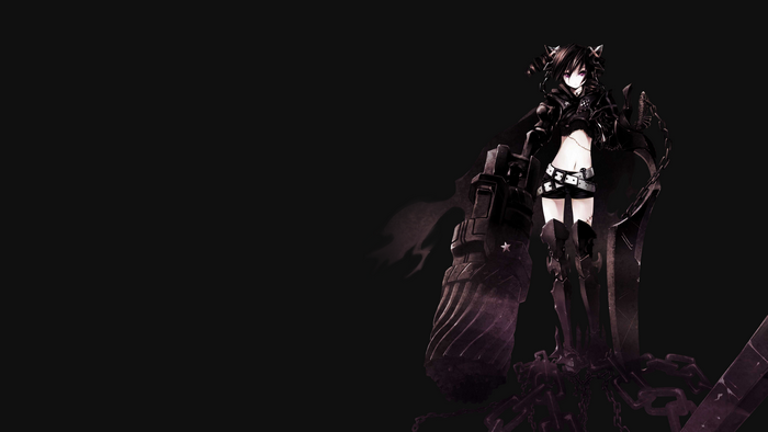 Insane Black Rock Shooter with large cannon