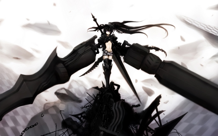 Black Rock Shooter from Insane Black Rock Shooter