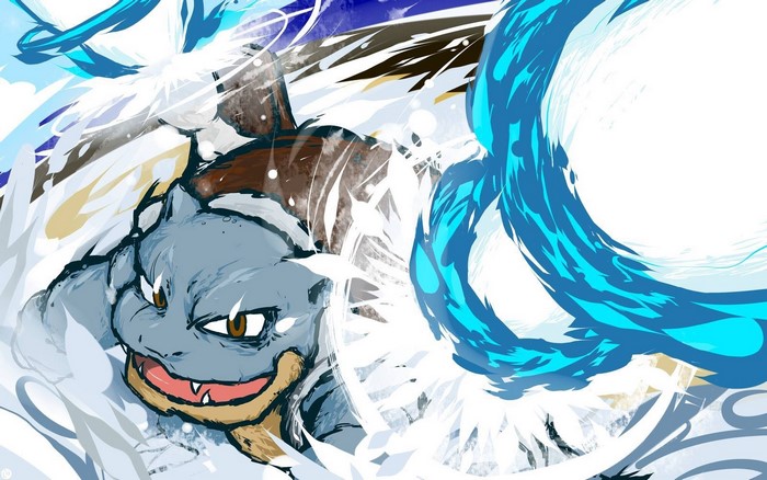 Blastoise using Hydro Pump