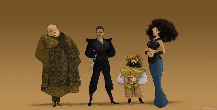 Lord Varys and companions