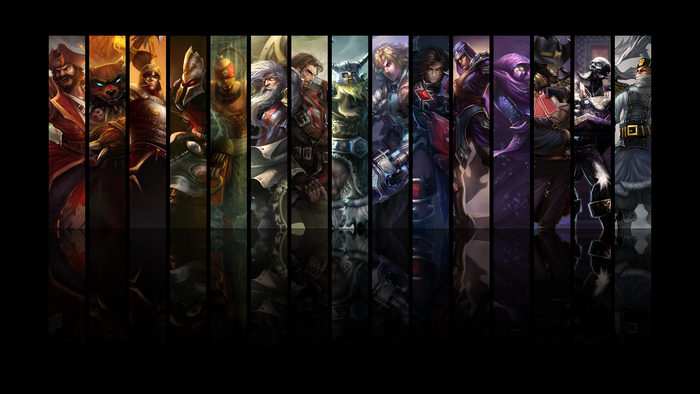 League of Legends characters montage