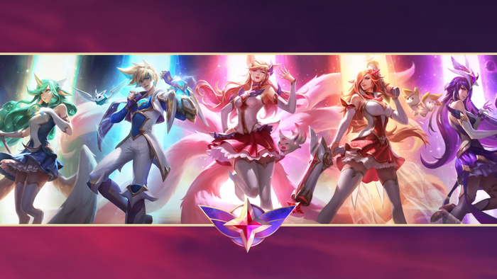 Star Guardian Ezreal and friends from League of Legends