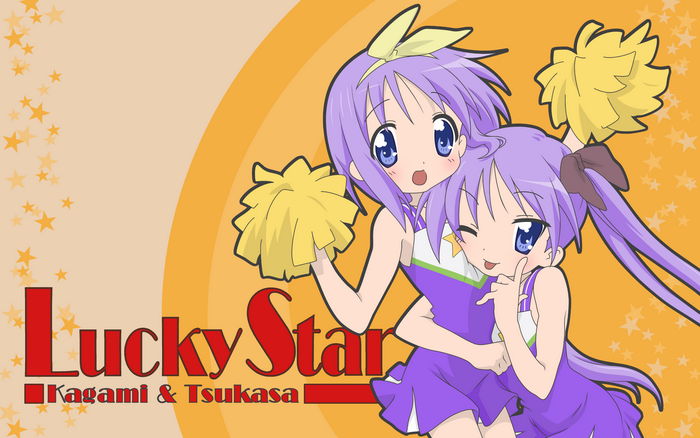 Lucky Star Kagami & Tsukasa Cheerleaders