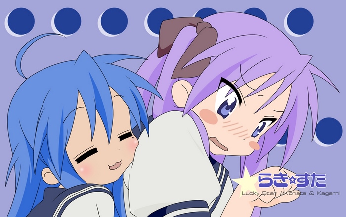Kagami and Konata from Lucky Star