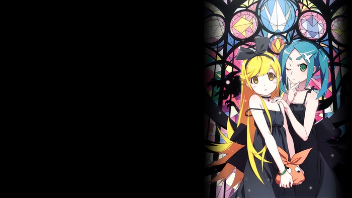 Yotsugi Ononoki and Shinobu Oshino from Monogatari Series