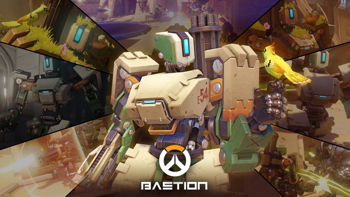 Bastion from Overwatch with Ganymede