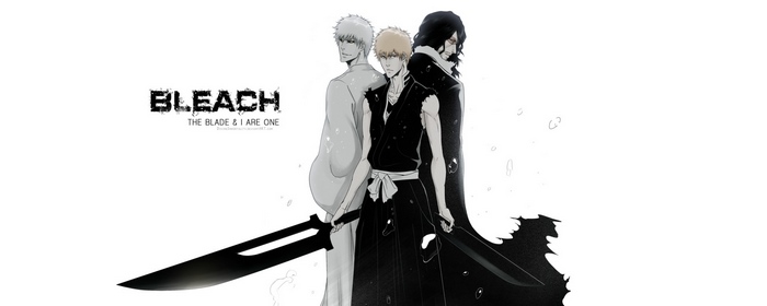 Ichigo, Zangetsu, and Yhwach from Bleach