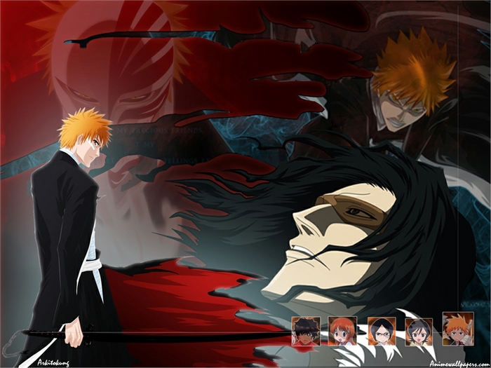 Ichigo Kurosaki and Ulquiorra Cifer from Bleach