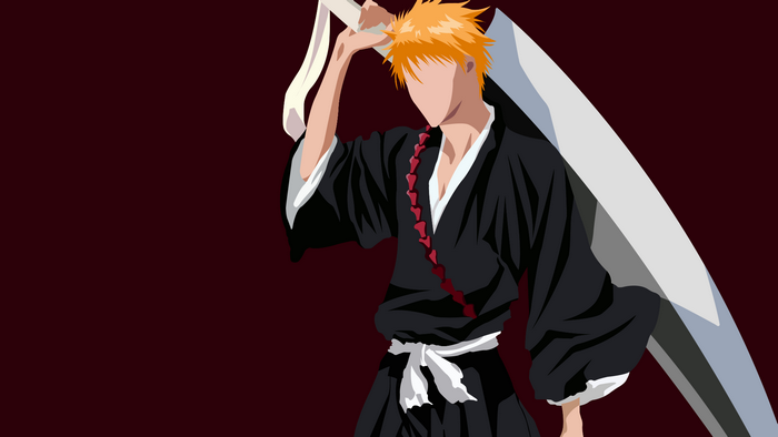 Ichigo Kurosaki with Zangetsu from Bleach