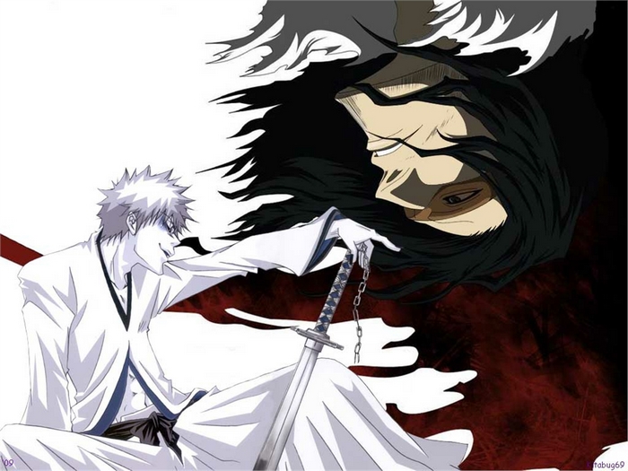 Ichigo Kurosaki and Zangetsu from Bleach
