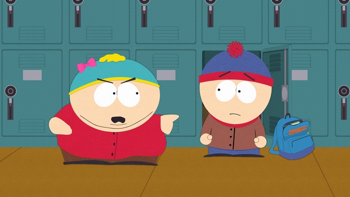 Eric Cartman and Stan Marsh in South Park