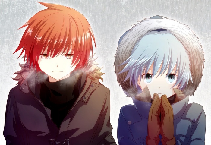 Karma Akabane and Nagisa Shiota from Assassination Classroom