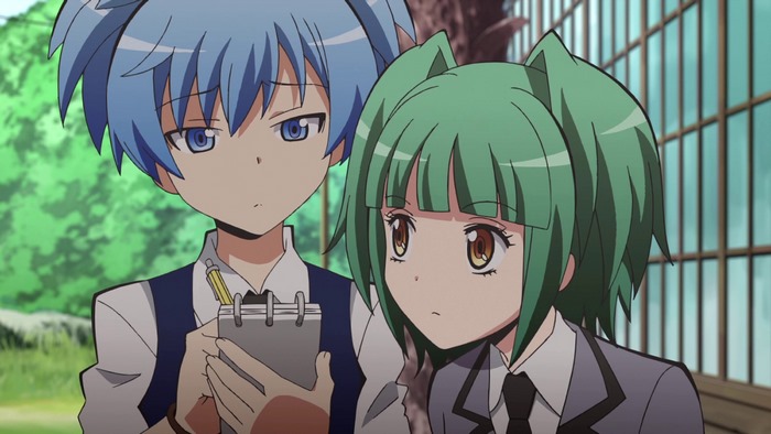 Nagisa Shiota and Kaede Kayano from Assassination Classroom