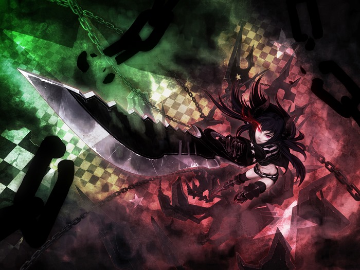 Black Rock Shooter with giant sword