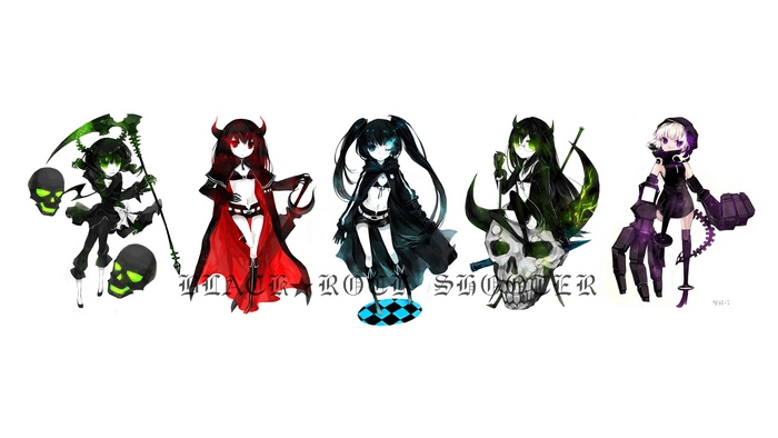 Black Rock Shooter characters