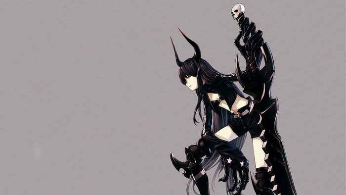 Black Rock Shooter from Black Gold Saw