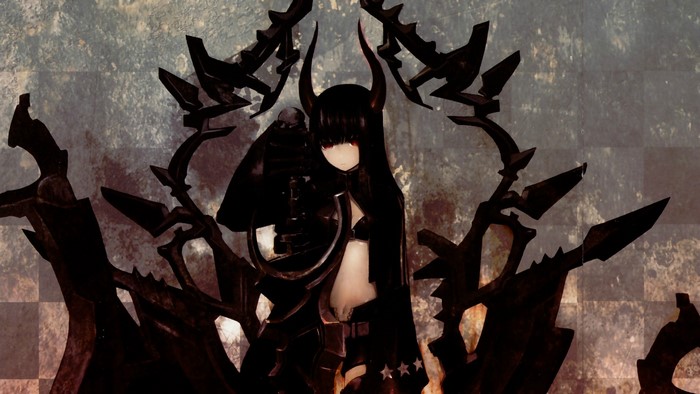 Black Rock Shooter from Black Gold Saw
