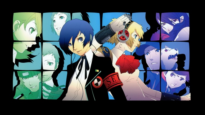 Aigis and other characters from Persona 3