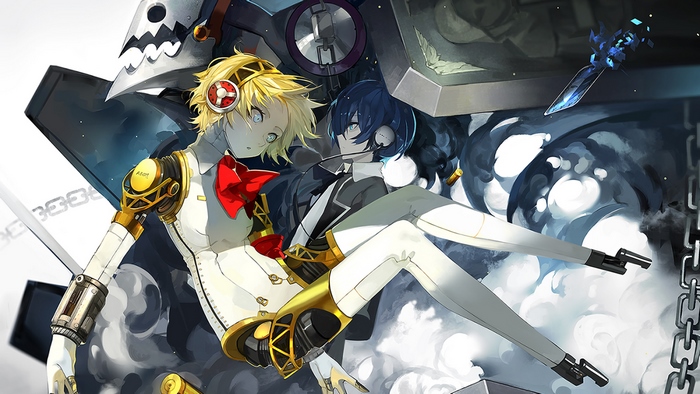 Aigis and Akihiko from Persona 3