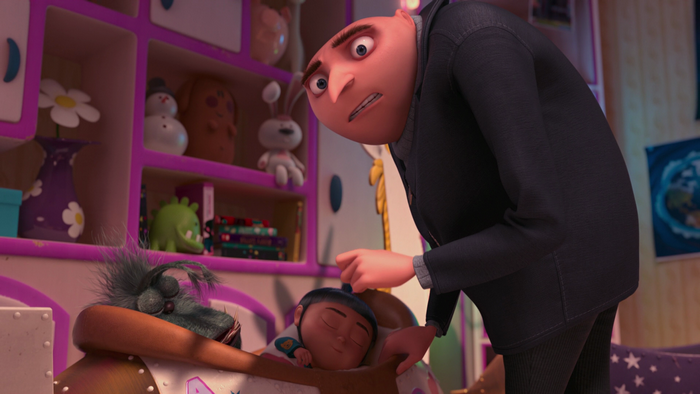 Gru and Agnes from Despicable Me