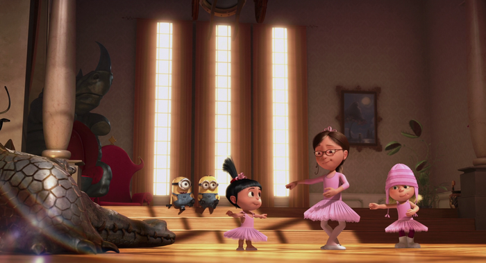 Agnes and Minions from Despicable Me
